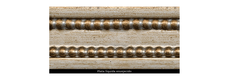 sillas plata líquida envejecido